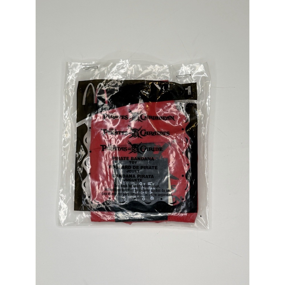 Disney Pirates of the Caribbean Pirate Bandana Toy #1 McDonald's 2006